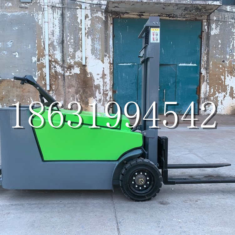 二仑乡小型电动叉车1吨2吨步行站驾式电瓶堆高充电装卸车液压升降车铲车